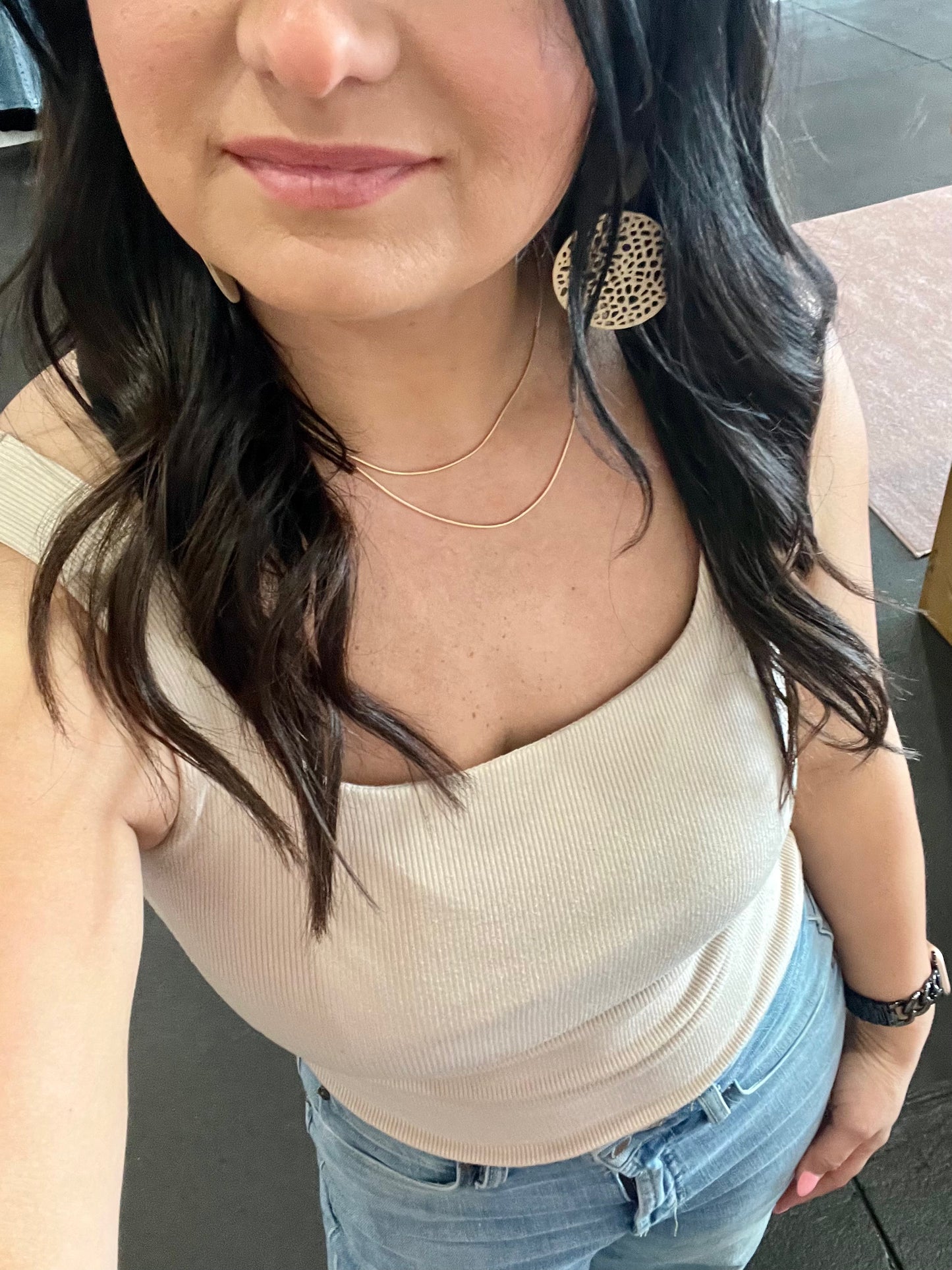 Double Swoop Necklace