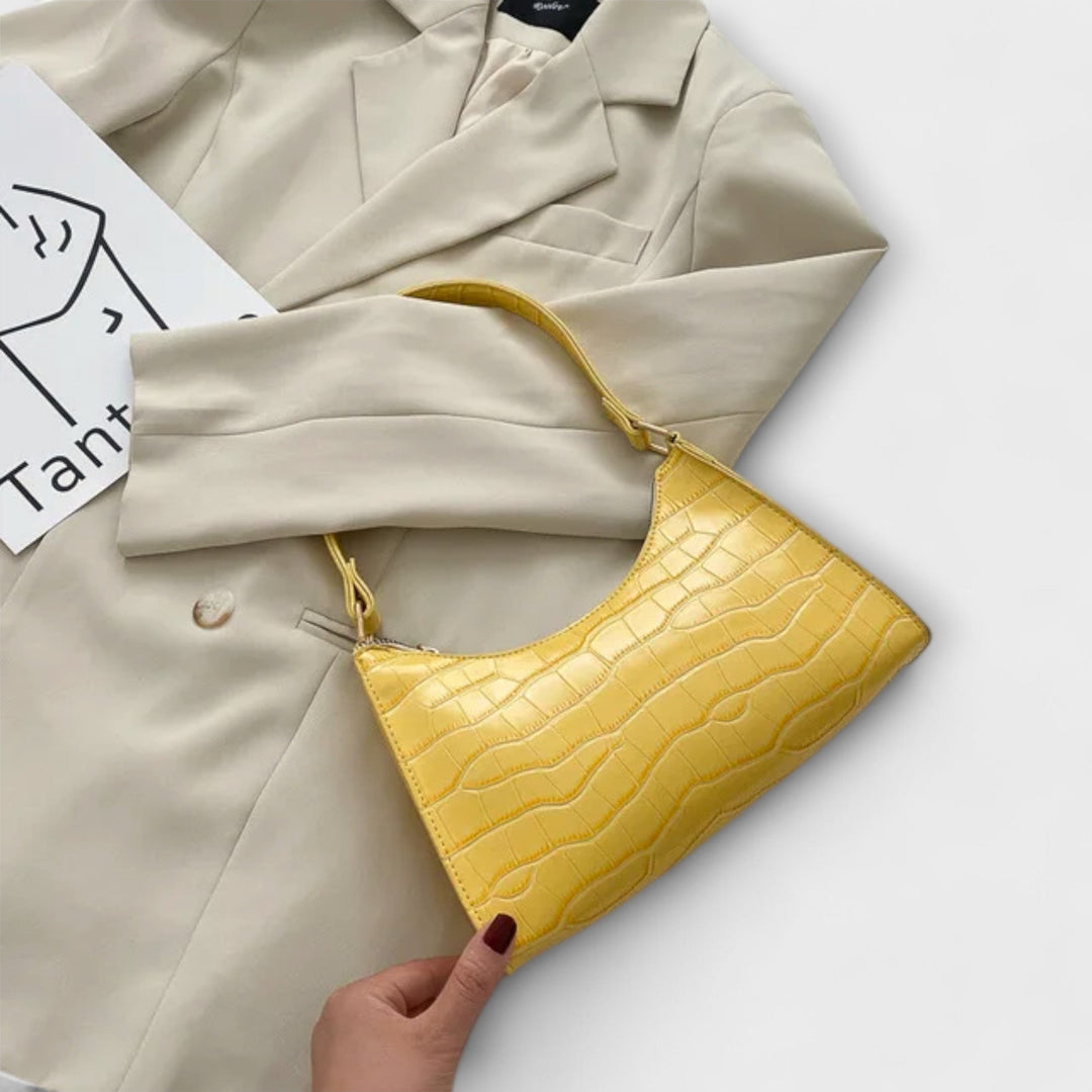 Olivia - Glossy Leather Handbag