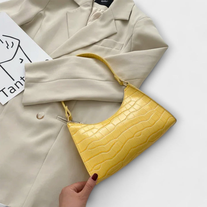 Olivia - Glossy Leather Handbag