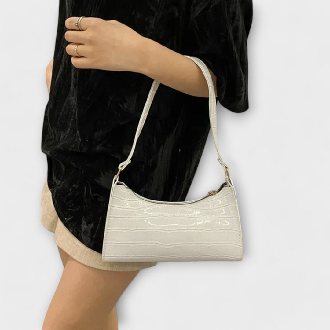 Olivia - Glossy Leather Handbag