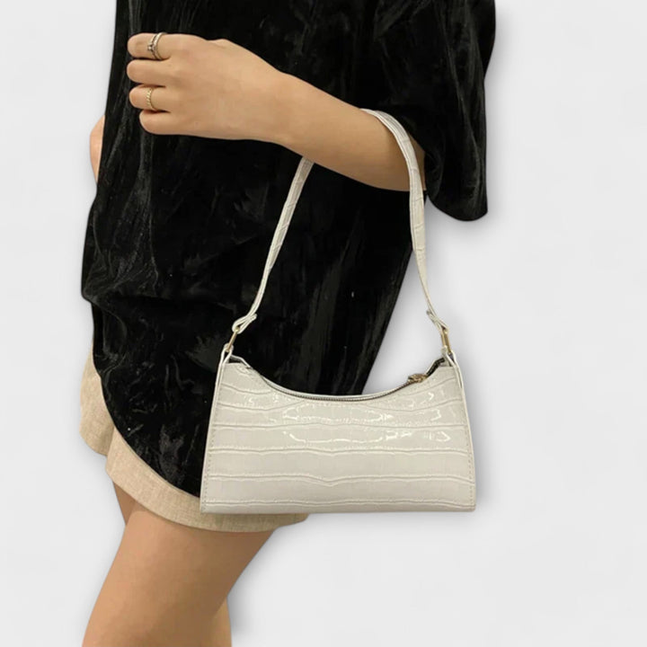 Olivia - Glossy Leather Handbag