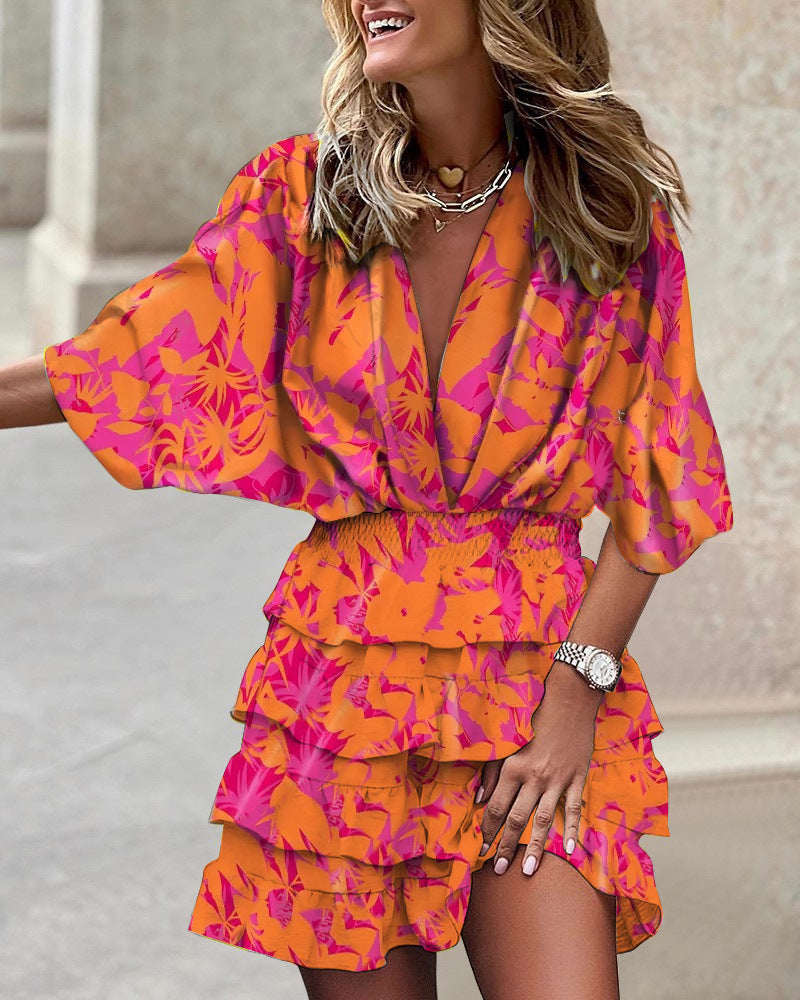 Margaret - Chic Printed Dress