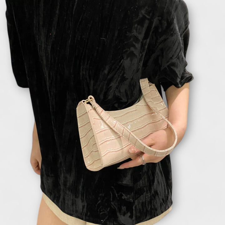 Ava - Glossy Leather Handbag