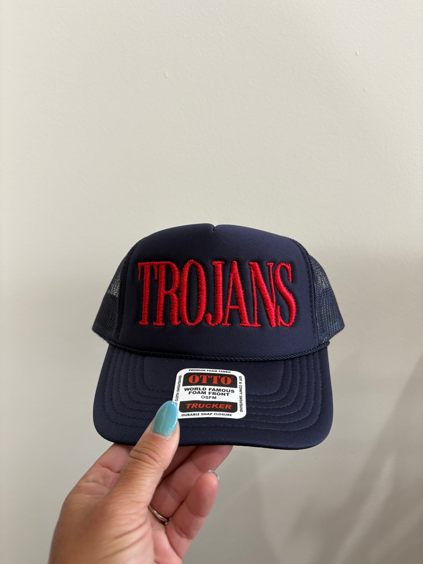 Trojans puff hat