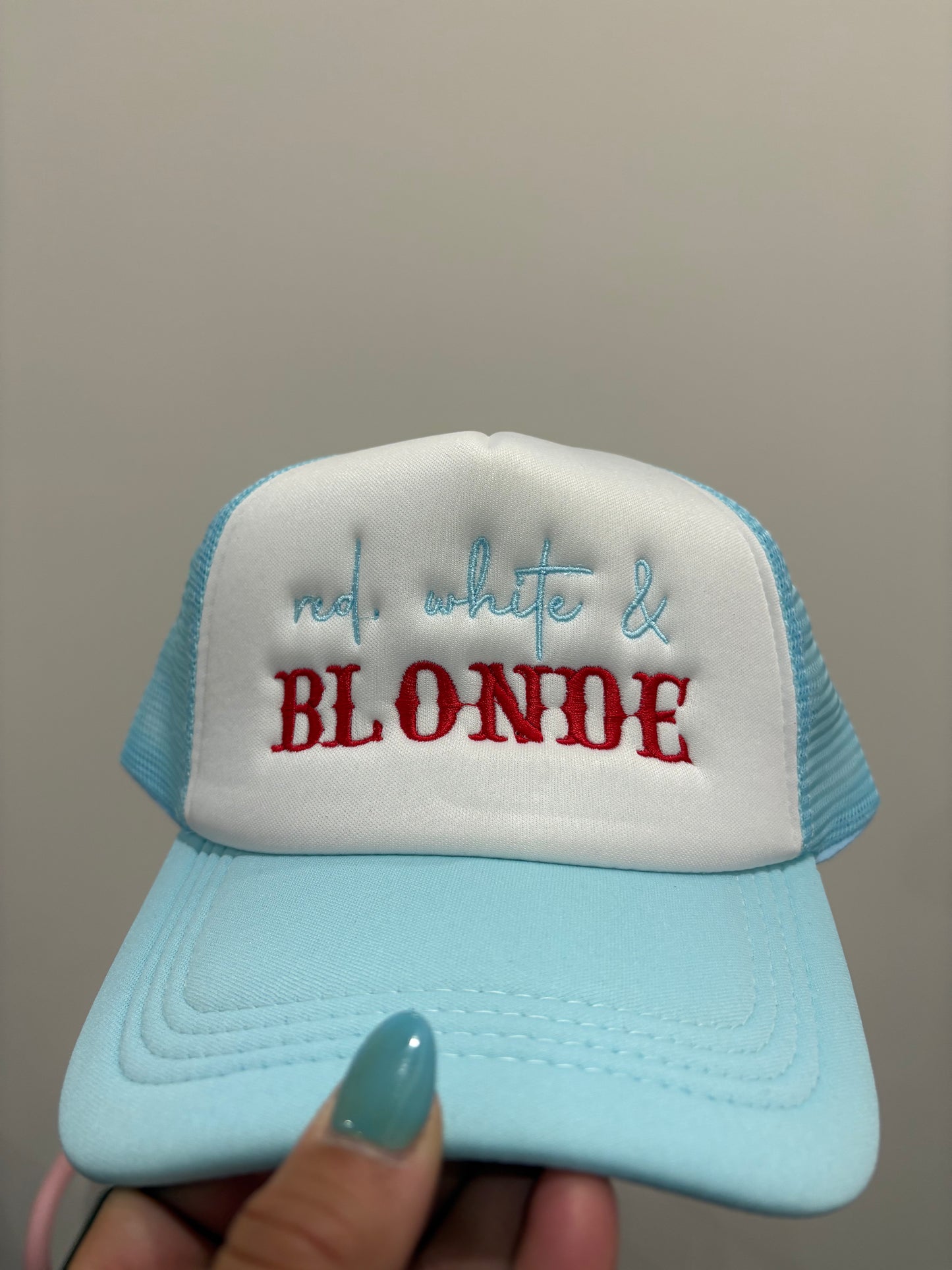 Red White BLONDE