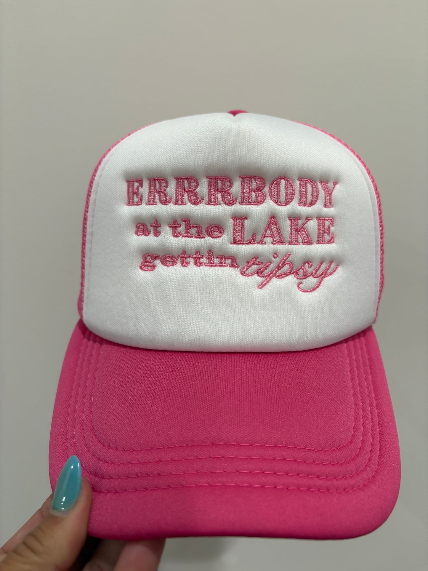 Eeerrrrrrrbody on the lake hat