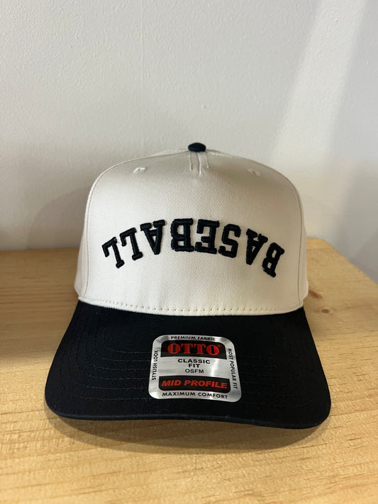 Upside down baseball caps