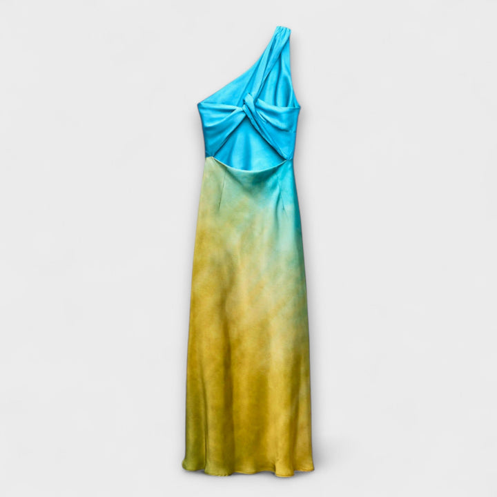 Arabella - Asymmetrical One-Shoulder Midi Dress