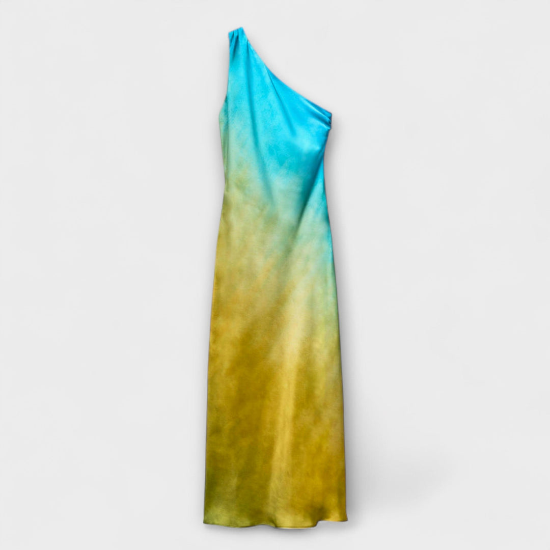 Arabella - Asymmetrical One-Shoulder Midi Dress