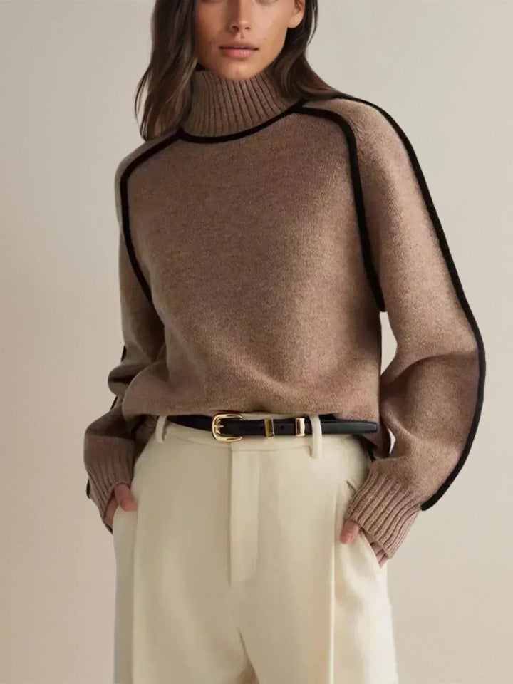 Donna | Stylish Turtleneck Knitwear