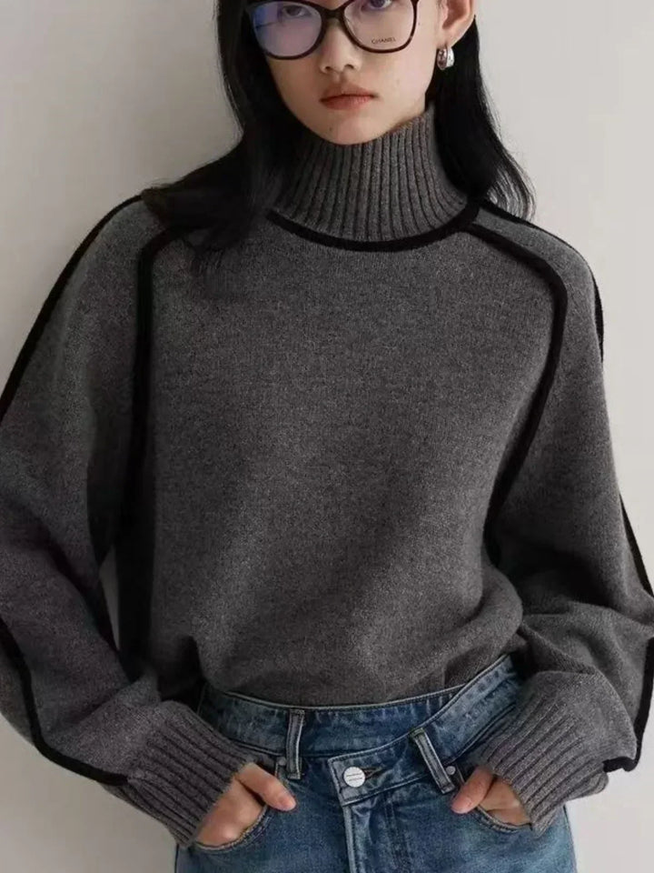 Donna | Stylish Turtleneck Knitwear