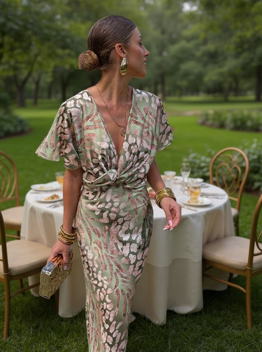Clarandra | Copper Midi Dress Collection