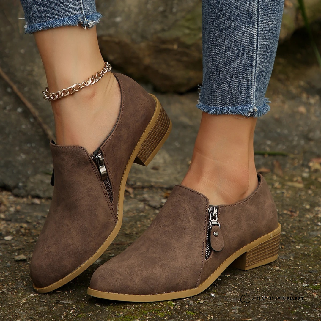 Bronte | Zip-Up Orthopedic Ankle Boots™