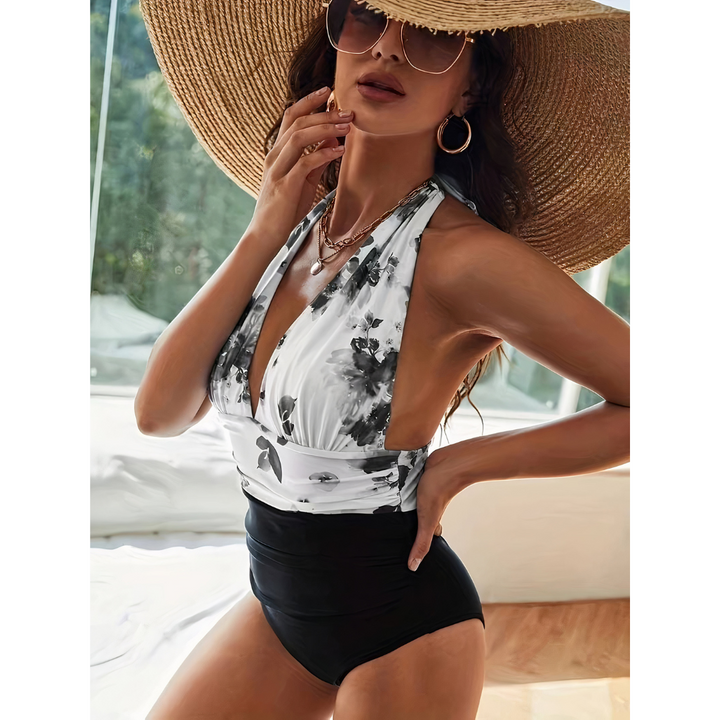 Allie - Sophisticated Marble Swimwear