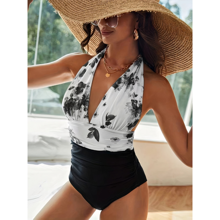 Allie - Sophisticated Marble Swimwear