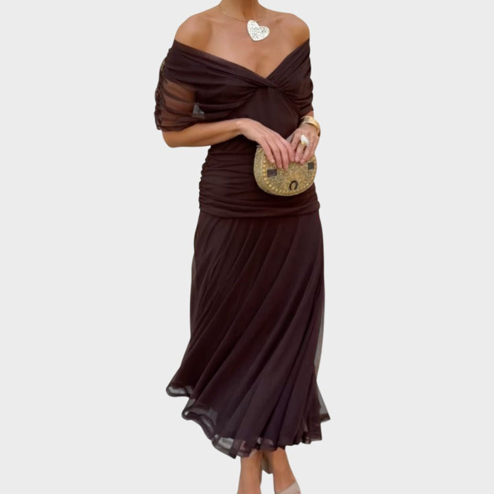 Hayden Laluna® | Chic V-Neck Elegant Dress
