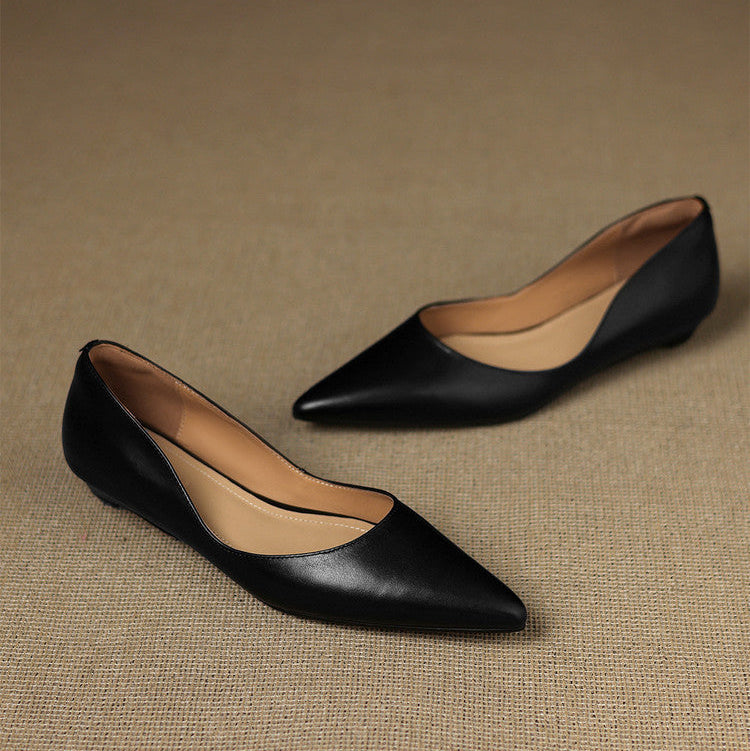 Authentic Leather Arla Flat Shoes