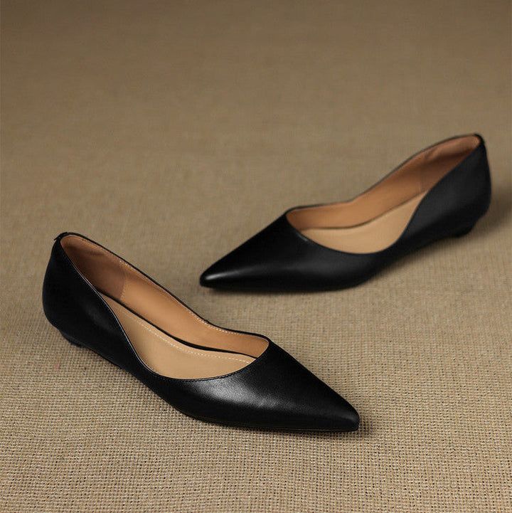 Authentic Leather Arla Flat Shoes
