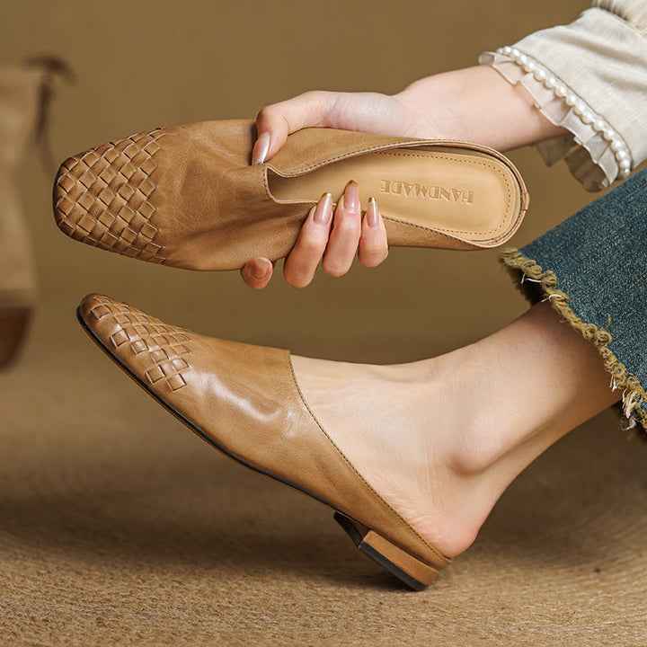 Viola Authentic Leather Mules