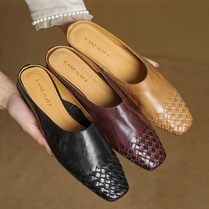 Viola Authentic Leather Mules