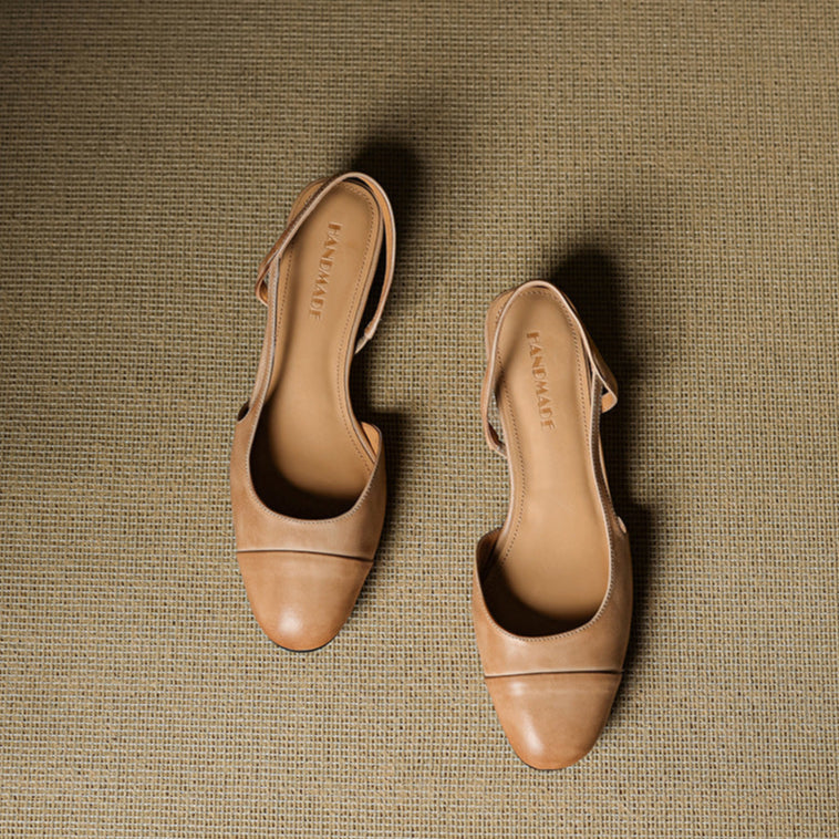 Reyna Authentic Leather Heels