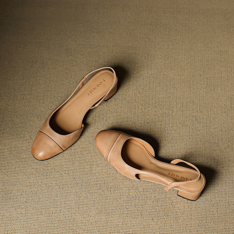 Reyna Authentic Leather Heels
