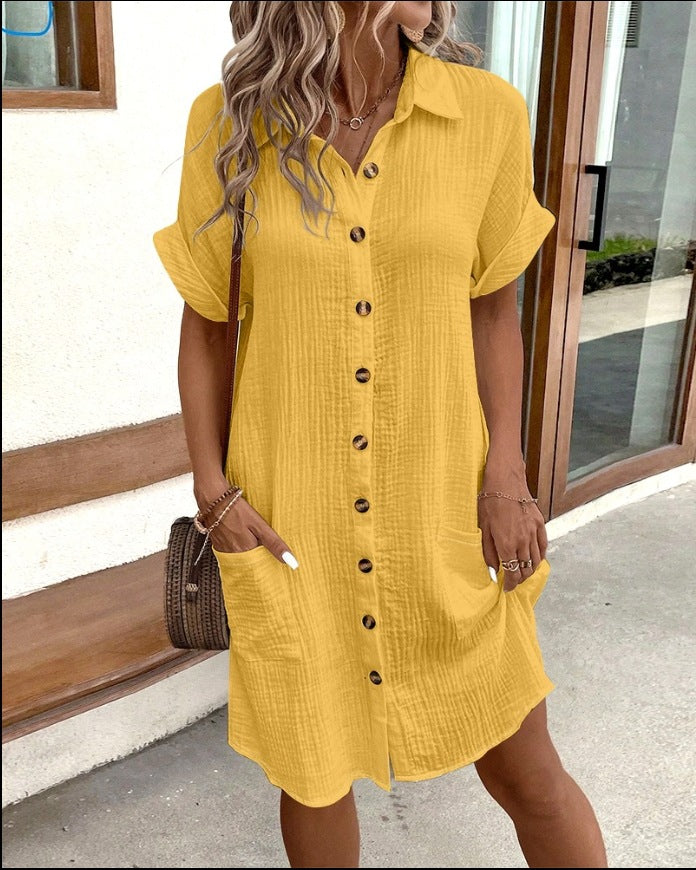 Chloe | Relaxed Summer Shirt Dress