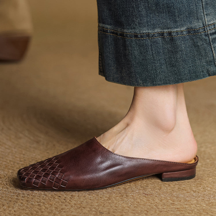 Viola Authentic Leather Mules