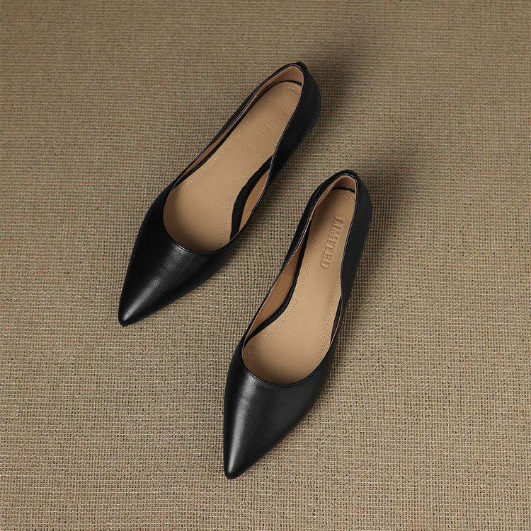 Authentic Leather Arla Flat Shoes