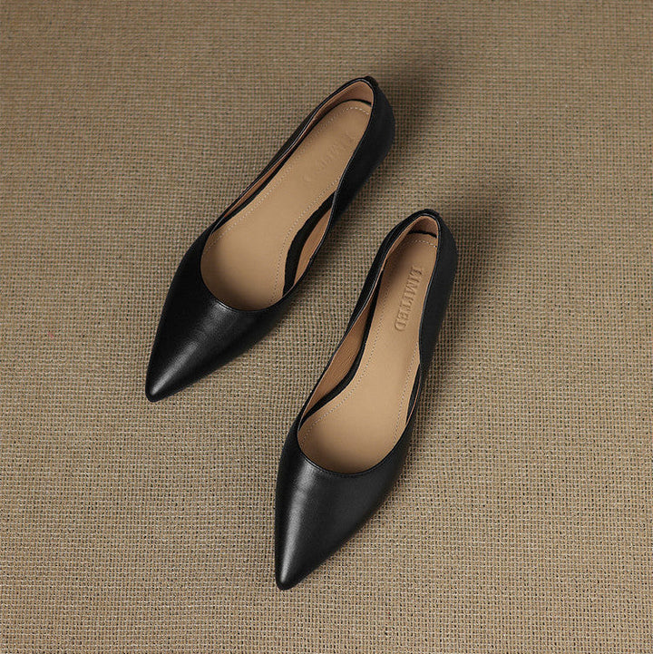 Authentic Leather Arla Flat Shoes