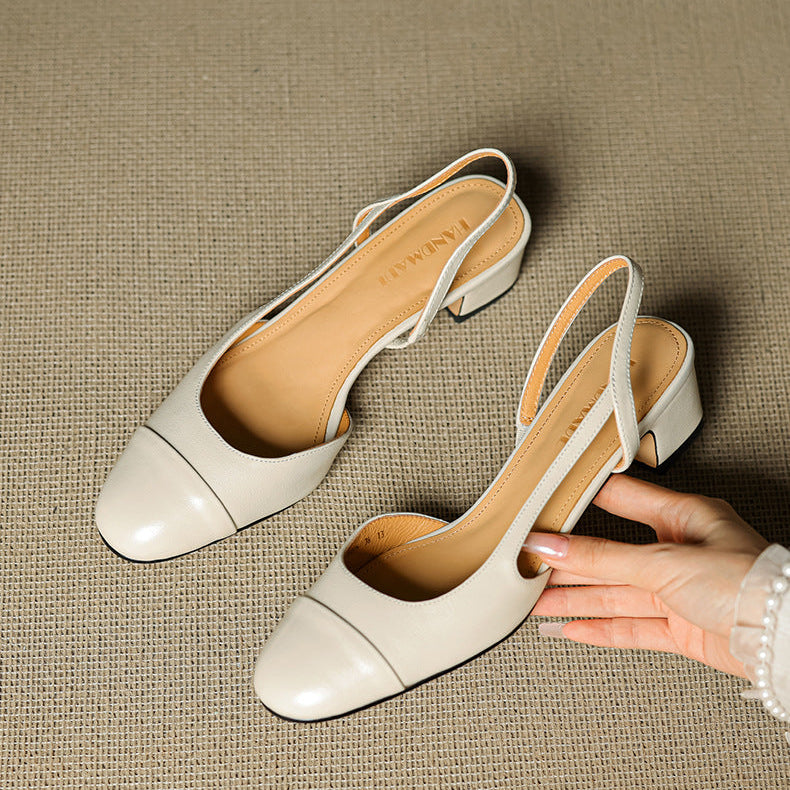 Reyna Authentic Leather Heels