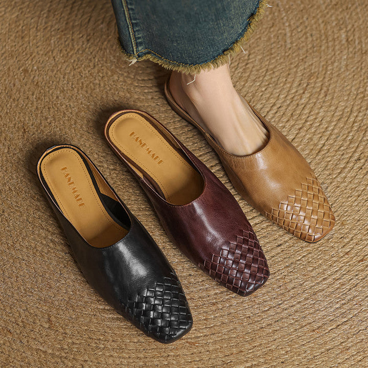 Viola Authentic Leather Mules