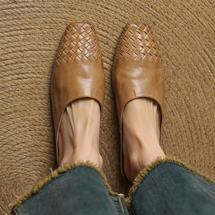 Viola Authentic Leather Mules