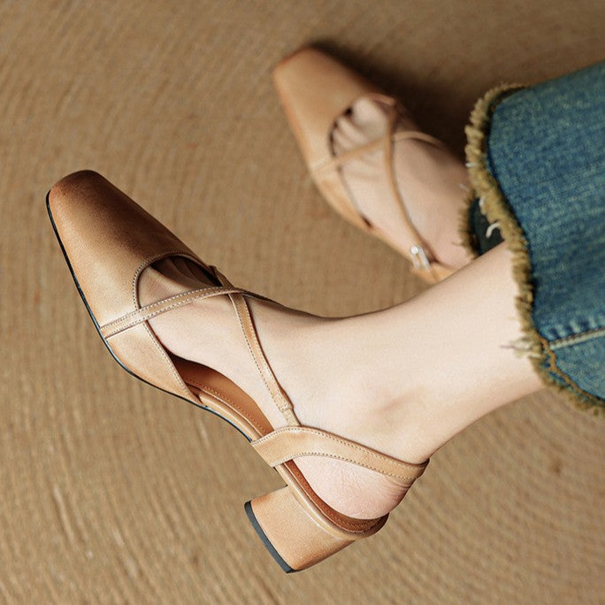 Valenne Genuine Leather Heels