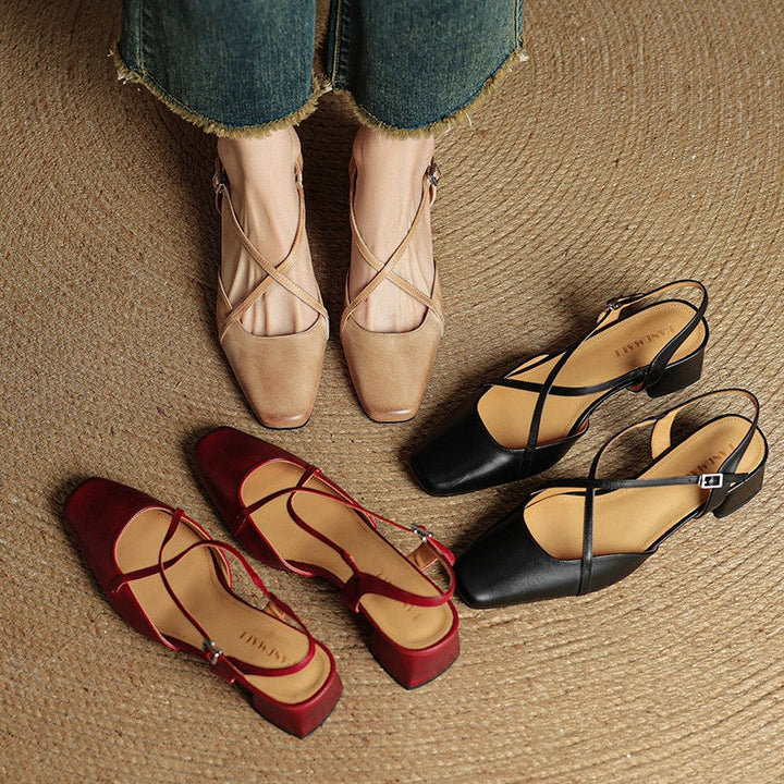 Valenne Genuine Leather Heels