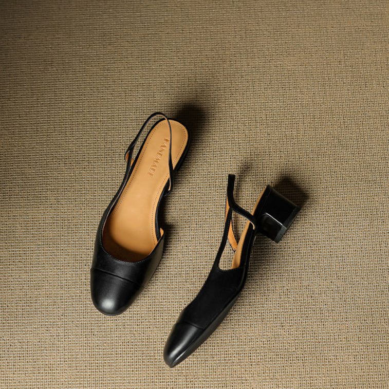 Reyna Authentic Leather Heels