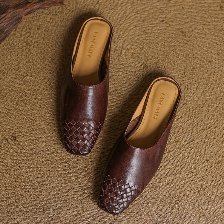 Viola Authentic Leather Mules
