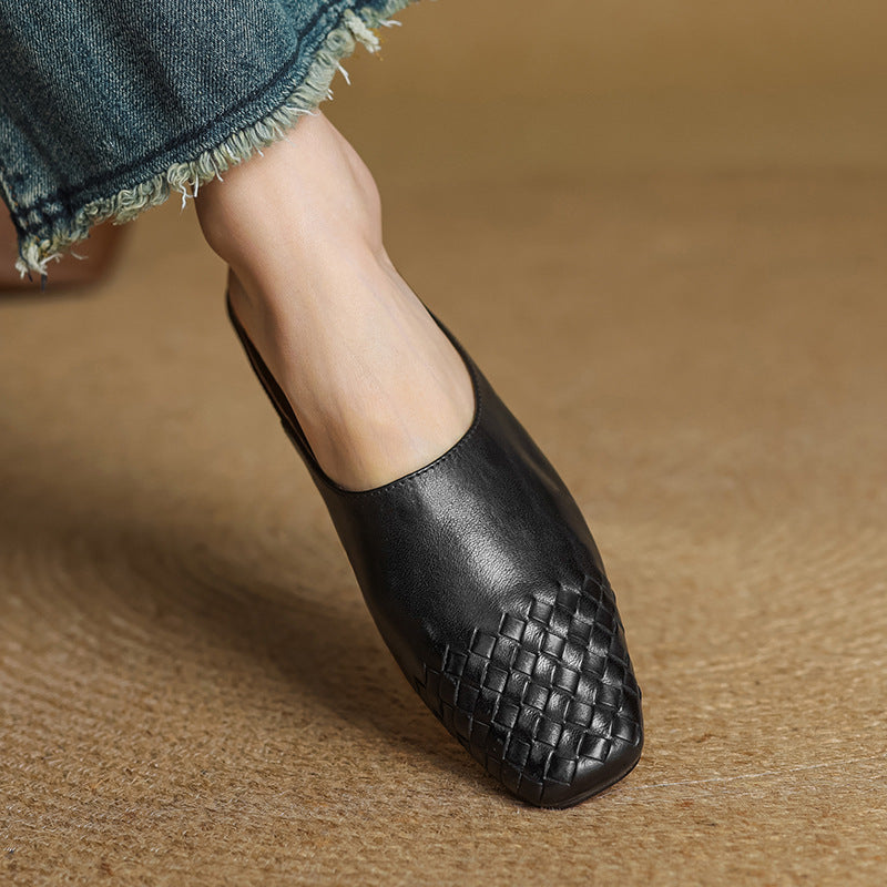 Viola Authentic Leather Mules