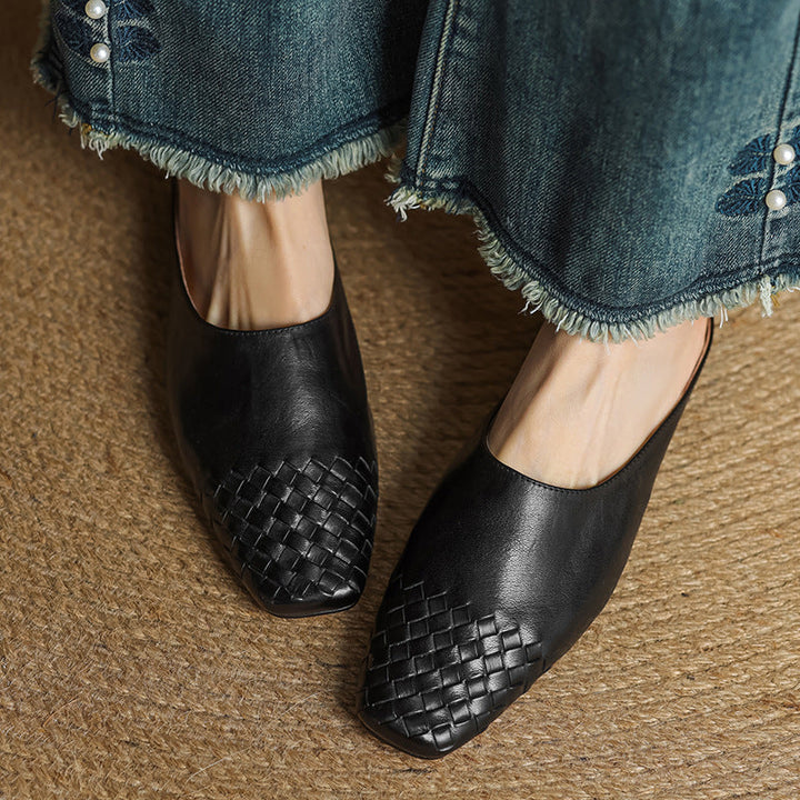 Viola Authentic Leather Mules