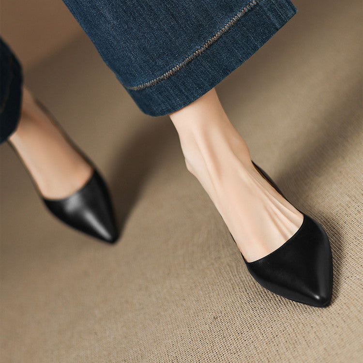 Authentic Leather Arla Flat Shoes