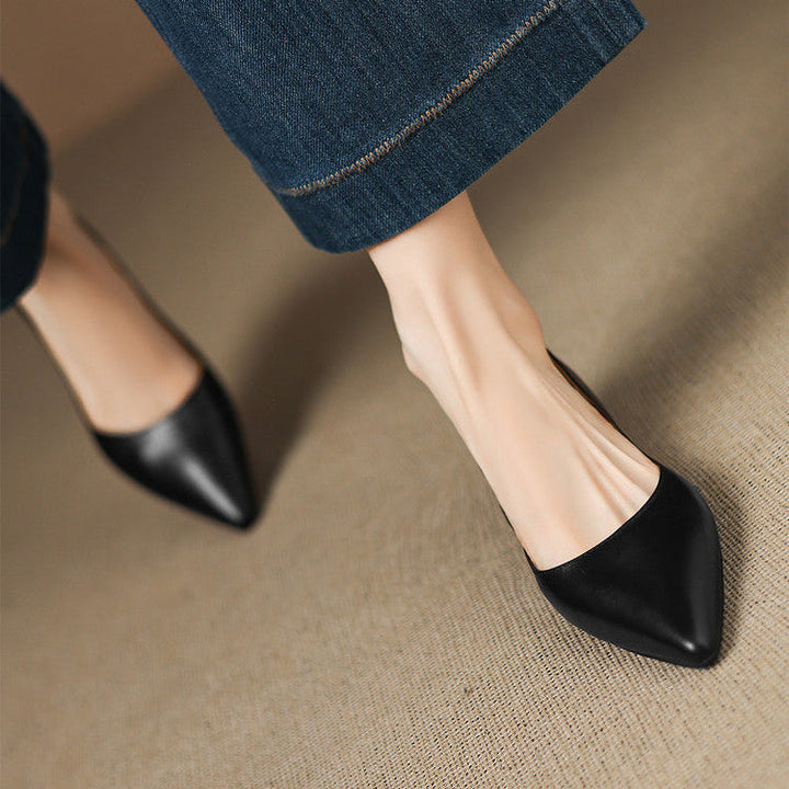 Authentic Leather Arla Flat Shoes