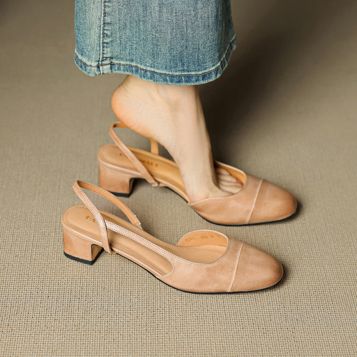 Reyna Authentic Leather Heels