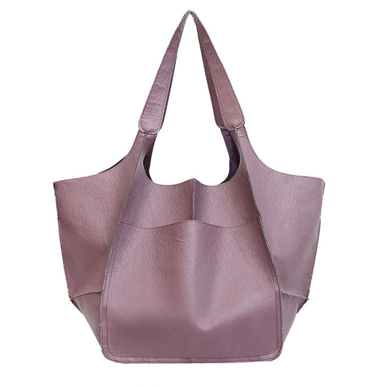Ruth - Classic Elegance Leather Tote Bag
