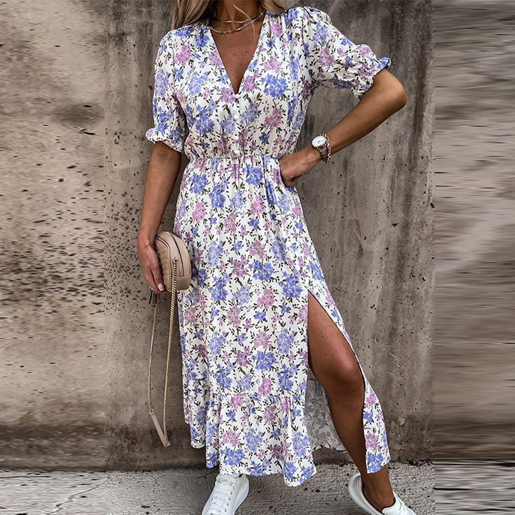 Alaina - Graceful Floral Dress