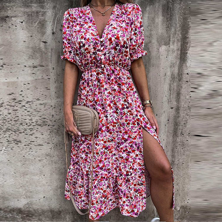 Alaina - Graceful Floral Dress