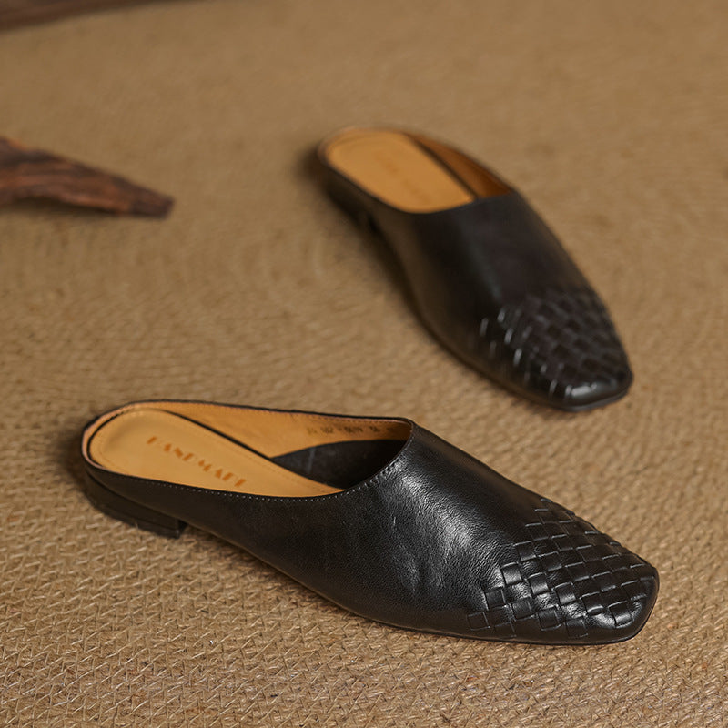 Viola Authentic Leather Mules