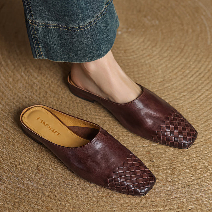 Viola Authentic Leather Mules
