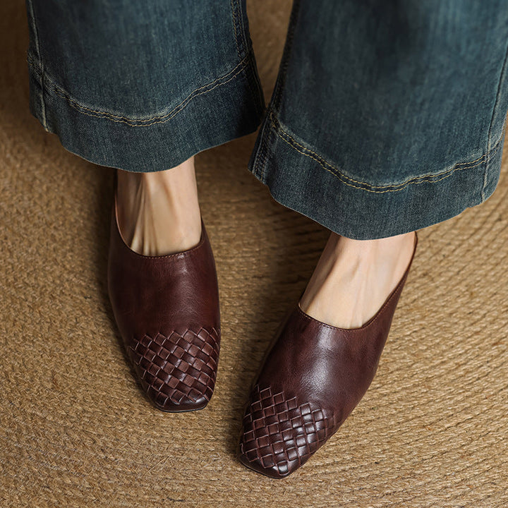Viola Authentic Leather Mules