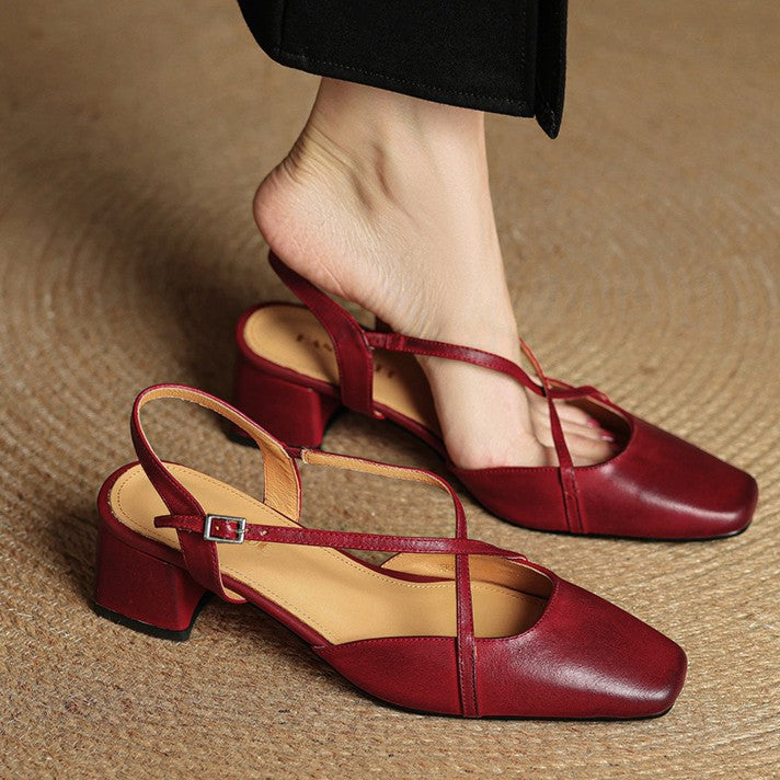Valenne Genuine Leather Heels