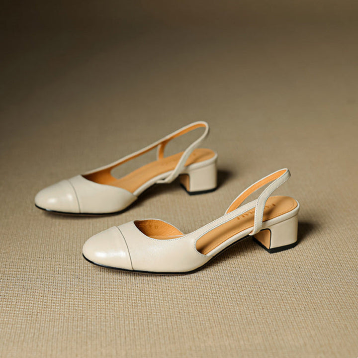 Reyna Authentic Leather Heels